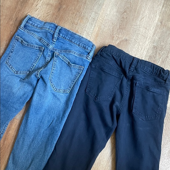 Set of 2 Old Navy Black & Blue Denim Skinny Kids’ Jeans | Size 8 - Picture 9 of 11